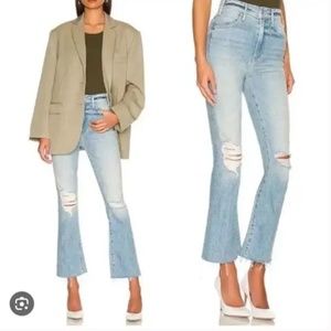 MOTHER Hustler Ankle Fray Jeans, Size 28, NWT